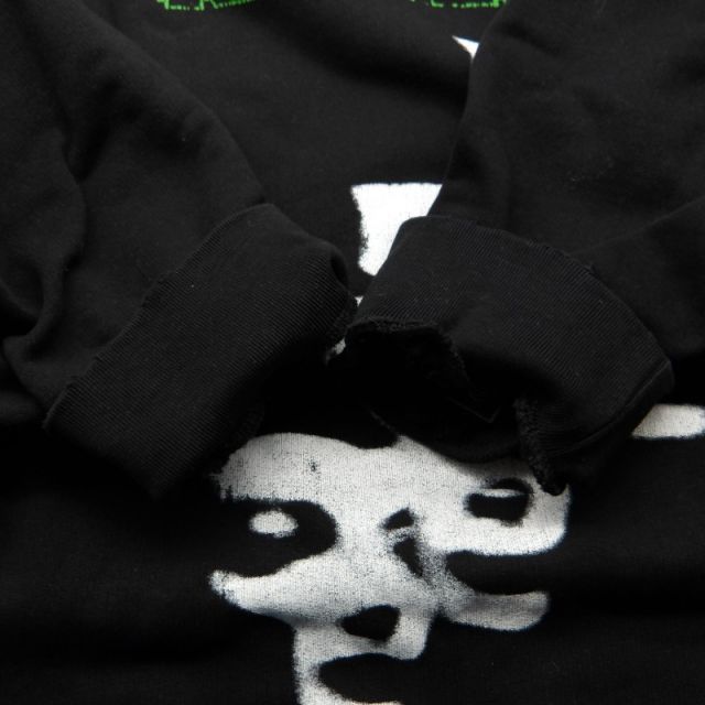 Trainer Sweatshirts Raf Simons 22Aw Destroyed Altered Realityprint Crewneck