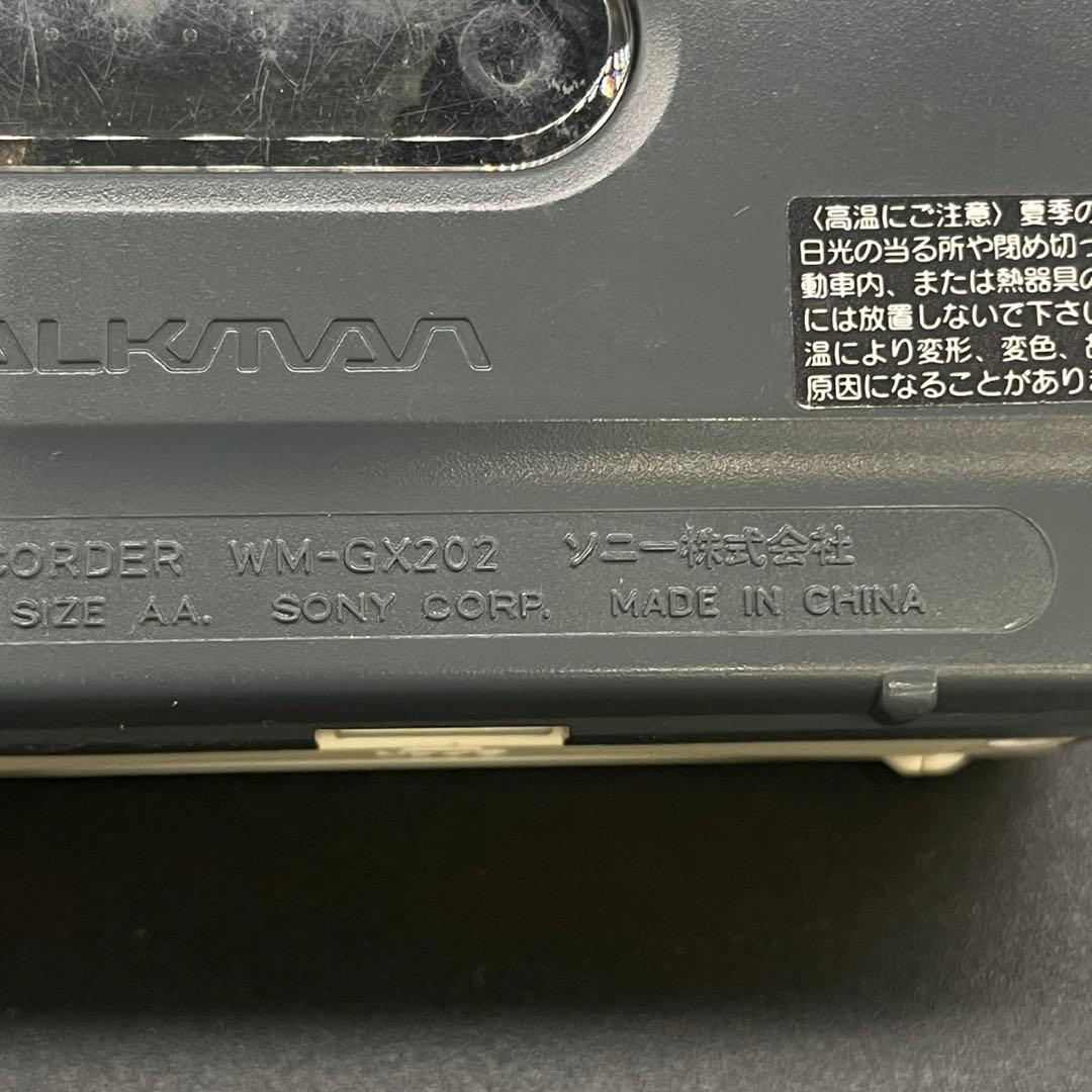 Sony Other Wm-Gx202