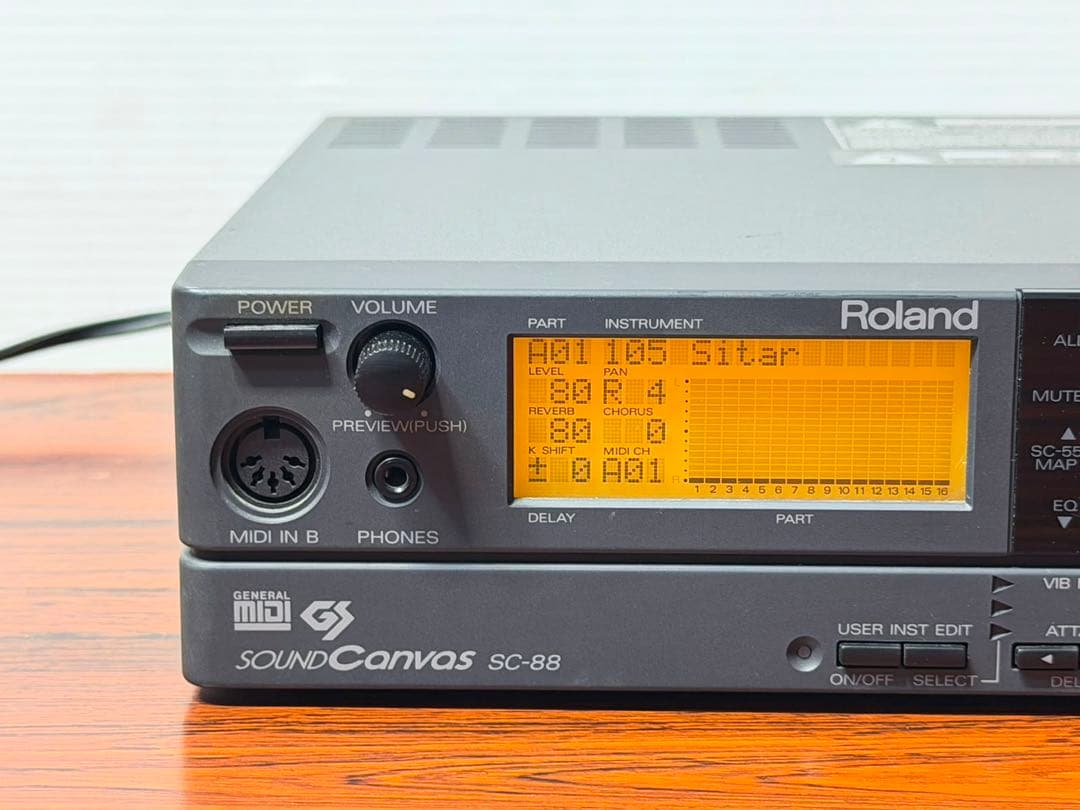 Roland Hardware Instruments Sound Canvas Sc-88