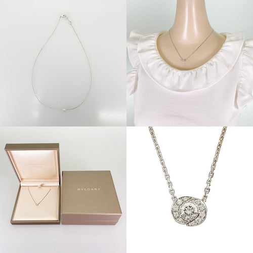 Bvlgari Necklace K18Wg Ftj
