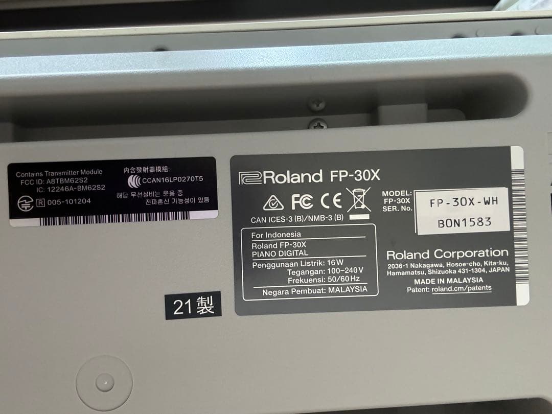 Roland Keyboards Digital Pianos Fp-30X