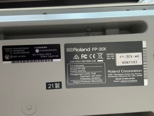 Roland Keyboards Digital Pianos Fp-30X