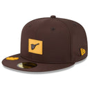 Others Mens New Era Brown San Diego Padres 2026 Clubhouse Alternate 59Fifty