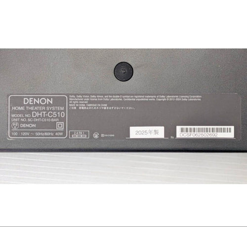 Denon Surround Speakers, Rear Soundbars 3.1.2Ch Dht-C510K