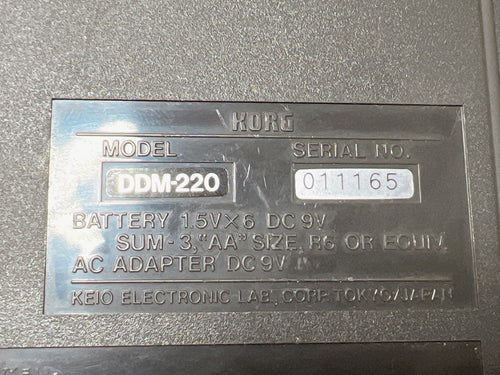 Korg Rhythm Machine Ddm-220