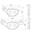 Others (Daytona) V125/G/S(05-13) 110(15-18) 73138 No:47 0