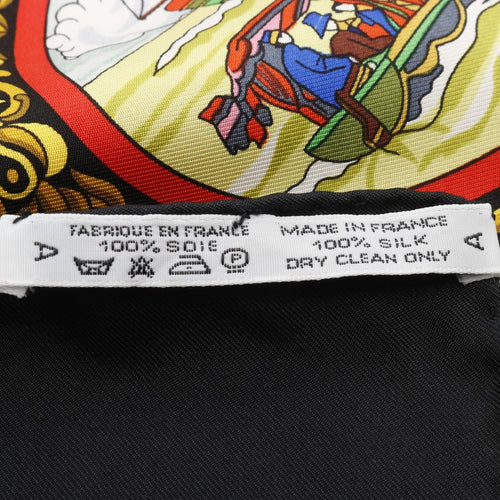 Hermes Bandana Scarf 90 L'Entente Cordiale Used A