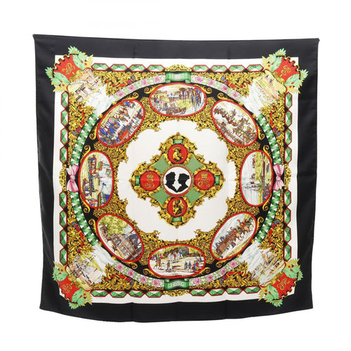 Hermes Bandana Scarf 90 L'Entente Cordiale Used A