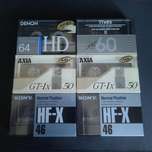 Cassette Tapes 6 Denon That'S Axia Sony
