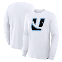 T -Shirt Mens Fanatics White Utah Mammoth Alternate Logo Legacy Long Sleeve