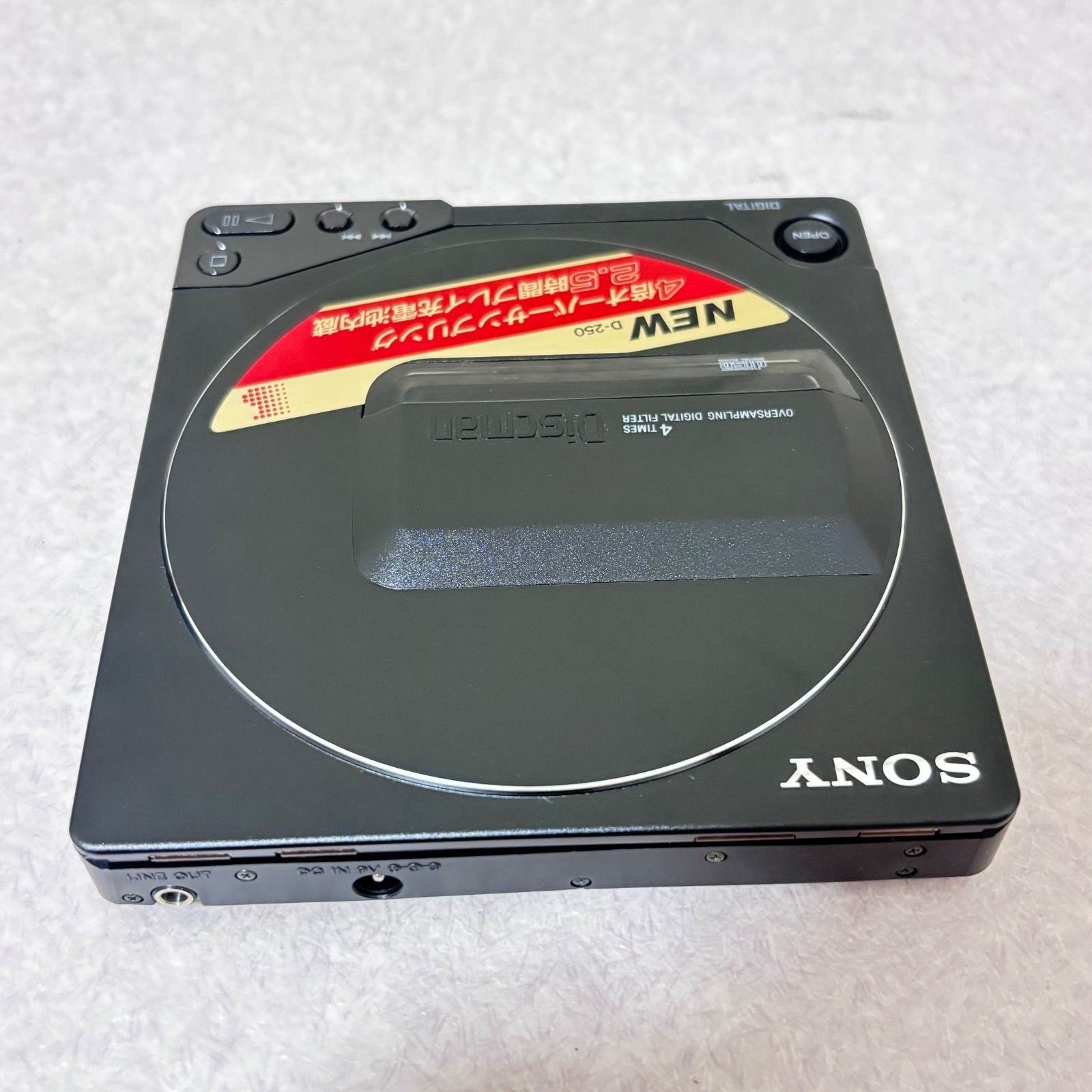 Portable Cd Player Discman D-250 Sony
