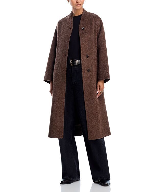Jumper Blouson Rails Roland Wool Blend Coat Heather Umber