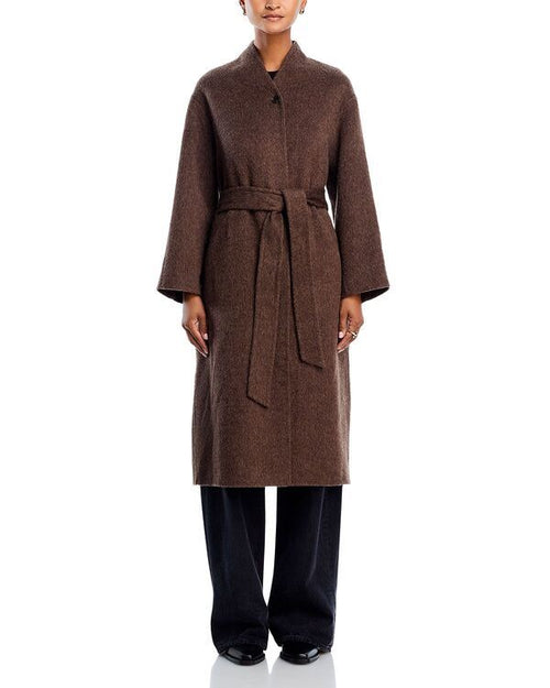 Jumper Blouson Rails Roland Wool Blend Coat Heather Umber