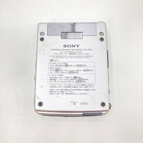 Sony Portable Md Player Mz-B100 Ok