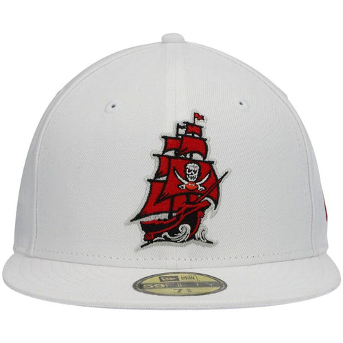 Others Mens New Era White Tampa Bay Buccaneers Omaha Alternate Logo 59Fifty