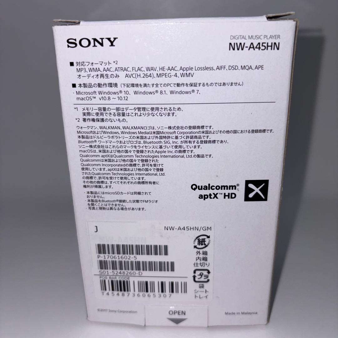 Sony Digital Audio Players Walkman Nw-A45Hn
