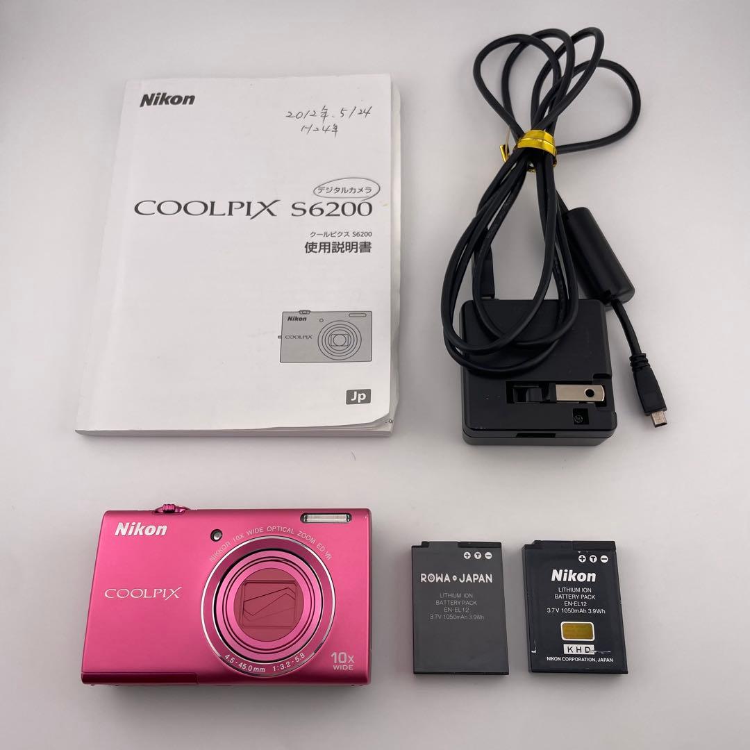 Nikon Compact Digital Cameras Coolpix S6200