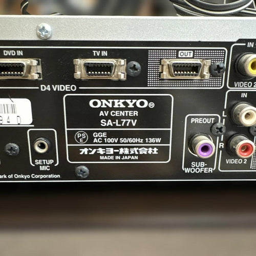 Radio Tuners Onkyo Av Center Sa-L77V