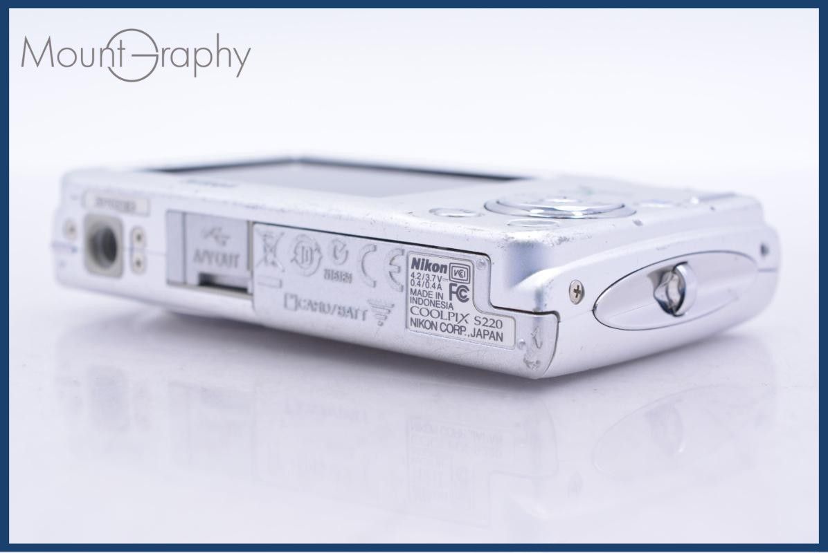 Compact Digital Camera Nikon Coolpix S220 3X #Yk7223