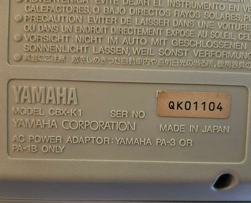 Yamaha Midi Keyboards Pads Keyboard Cbx-K1