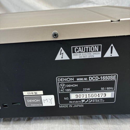 Denon Cd Sacd Player Dcd-1650Se Sacd/Cd