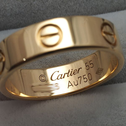 Cartier Ring 55 K18Yg #195465