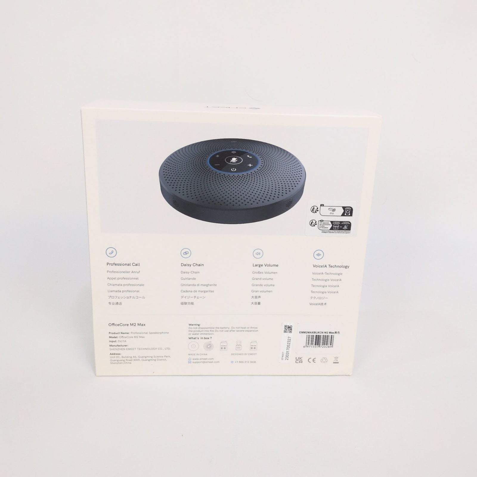 Emeet Pc Speaker Officecore M2 Max Usb/Bluetooth/Dongle 15 360