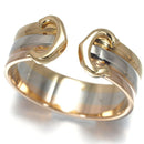 Cartier Ring 2C C C2 Sm 50 K18Yg/Wg/Pg #193597