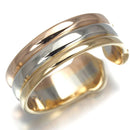 Cartier Ring 2C C C2 Sm 50 K18Yg/Wg/Pg #193597