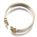 Cartier Ring 2C C C2 Sm 50 K18Yg/Wg/Pg #193597