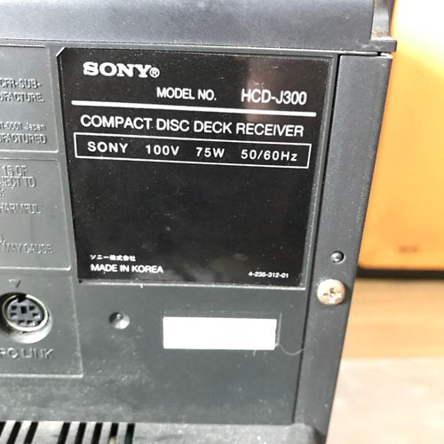 Mini Component Systems Sony Hcd-J300