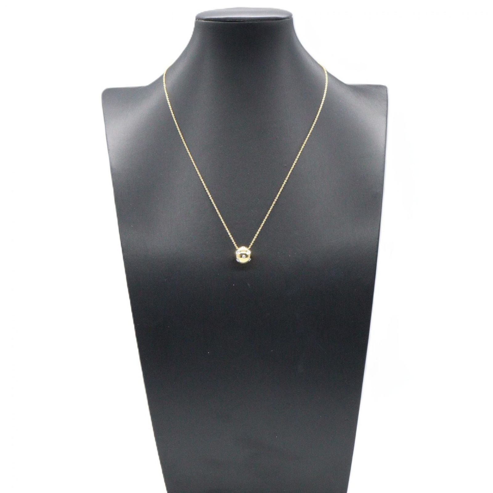 Tiffany Necklace Co 6Pd 41 K18 Pt950