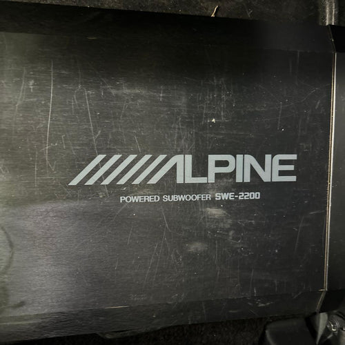 Alpine Woofer Swe-2200