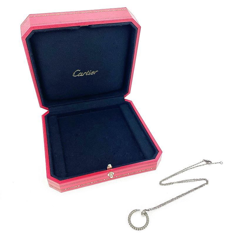 Cartier Necklace Juste Un Clou Diamonds K18 Wg B7224897