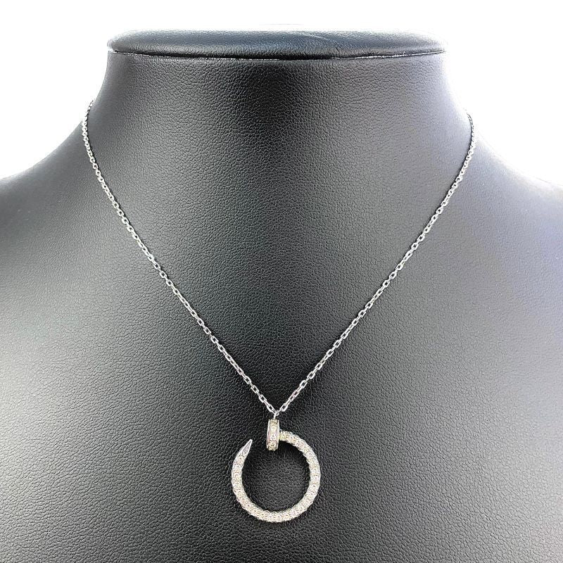 Cartier Necklace Juste Un Clou Diamonds K18 Wg B7224897