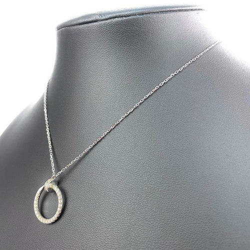 Cartier Necklace Juste Un Clou Diamonds K18 Wg B7224897