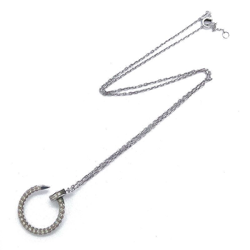 Cartier Necklace Juste Un Clou Diamonds K18 Wg B7224897