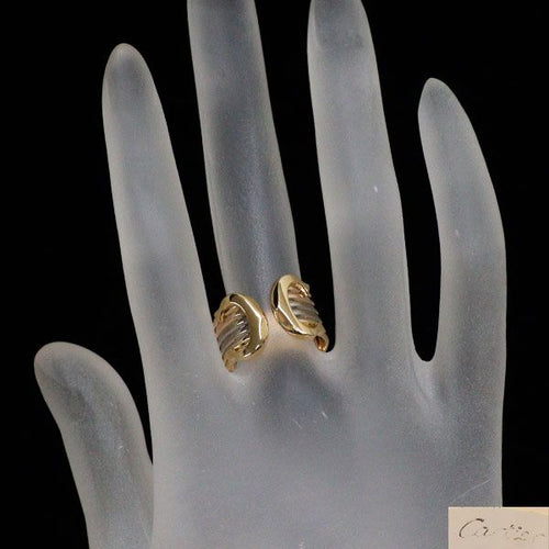 Cartier Ring K18Yg/Wg/Pg 2Clm 53