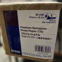 Epson Printer Copy Paper Premium Semigloss Photo 170