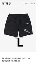Wtaps Shorts Bermuda Spss2001 Nylon Tussah Black