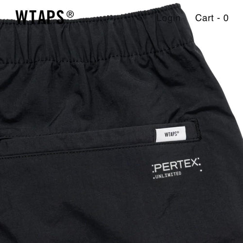 Wtaps Shorts Bermuda Spss2001 Nylon Tussah Black