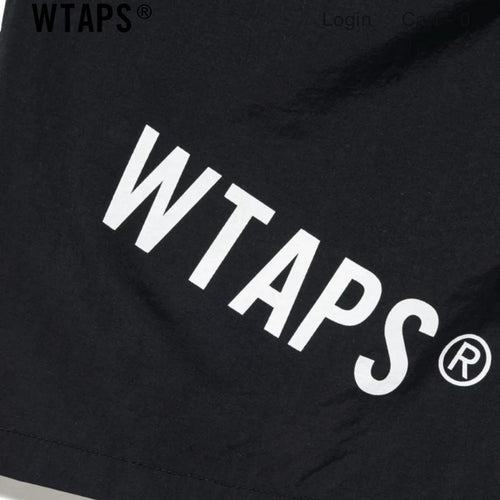 Wtaps Shorts Bermuda Spss2001 Nylon Tussah Black