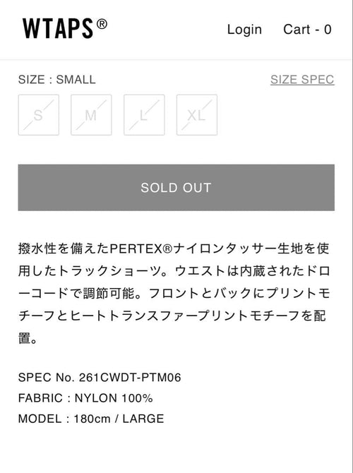 Wtaps Shorts Bermuda Spss2001 Nylon Tussah Black