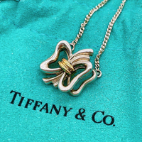 Tiffany Necklace Co K18 750