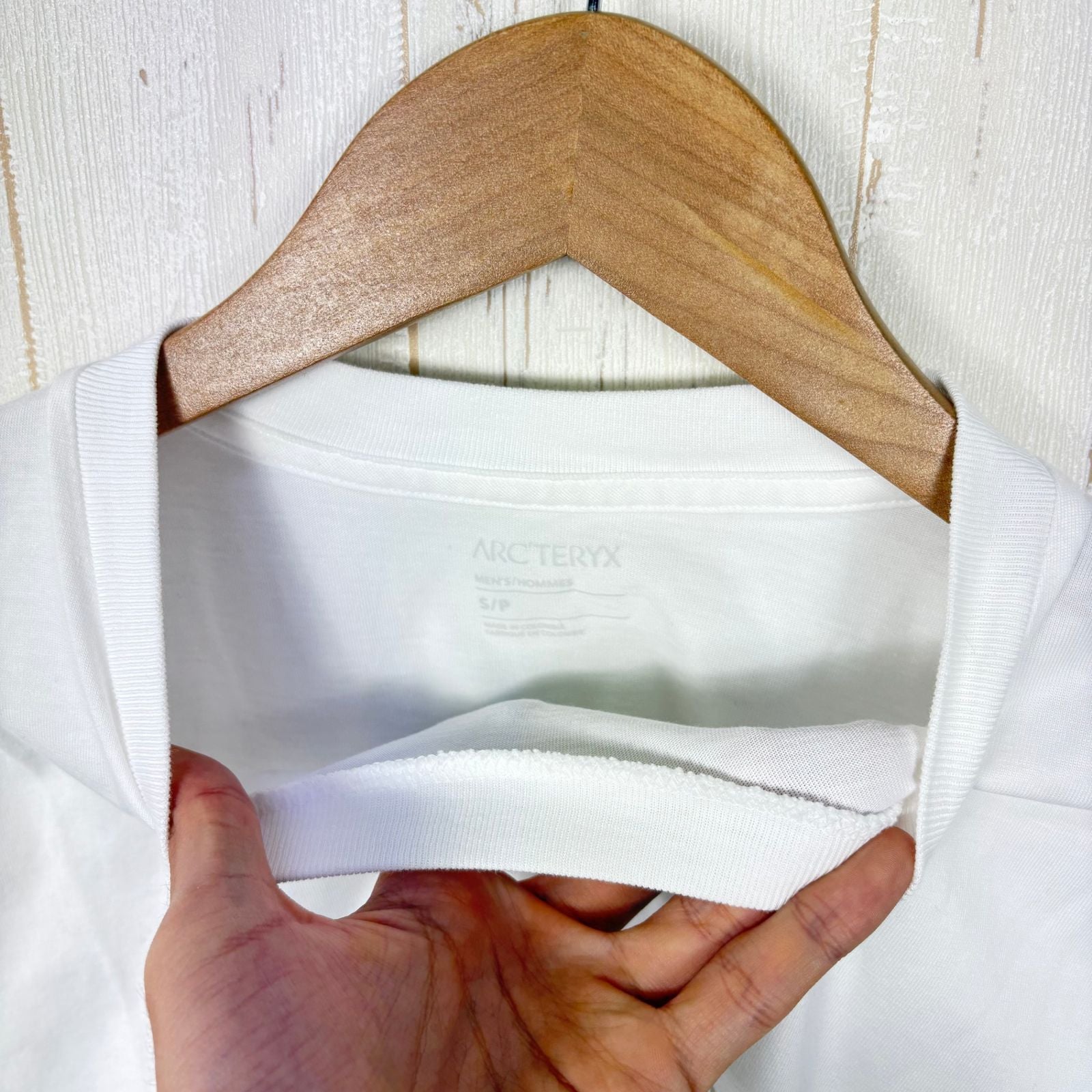 Arc'Teryx T -Shirt Under Men'S S Kragg Sl Cotton Ss White Light