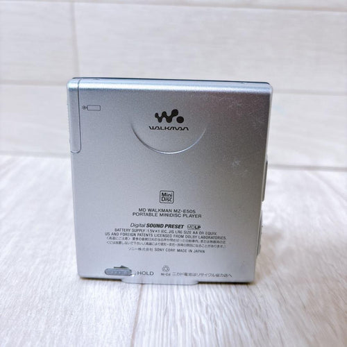 Sony Portable Md Player Mz-E505 Mdlp