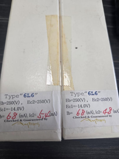 Vacuum Tubes Visseaux 6L6G