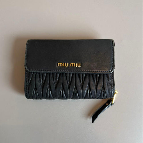 Miu Trifold Wallets Miumiu