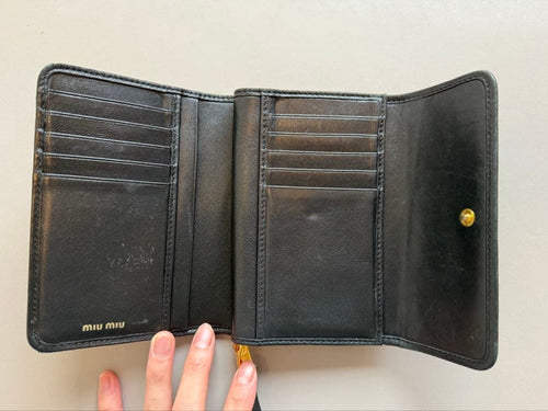 Miu Trifold Wallets Miumiu