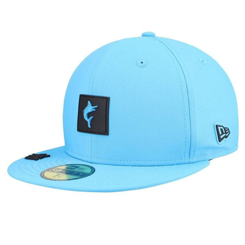 Others Mens New Era Blue Miami Marlins 2026 Clubhouse Alternate 59Fifty Fitted